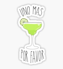 Pegatina Cinco de Mayo Margarita Glass
