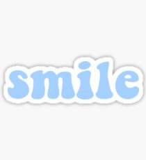 Smile - Blue Sticker