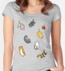 Kitten Rain Women's Fitted Scoop T-Shirt