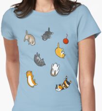 Kitten Rain Women's Fitted T-Shirt