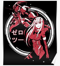 Zero Two - Strelitzia | Darling in the Franxx Poster