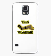 Funda/vinilo para Samsung Galaxy deslizamiento de palabras del titus