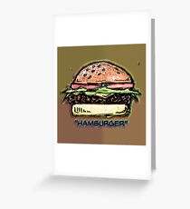 Hamburger Greeting Card