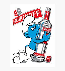 Smurfnoff Photographic Print