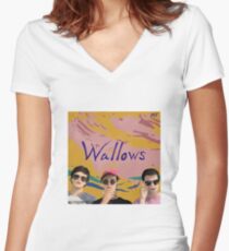 Wallows-La Croix Women's Fitted V-Neck T-Shirt