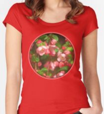 Pink Blossoms Women's Fitted Scoop T-Shirt