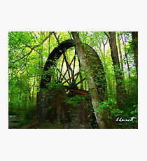 Waterwheel at Gilreath's Mill Photographic Print