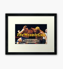 The WrassleCast logo Framed Print