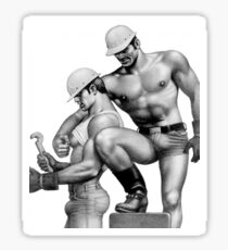 Construction Men Sticker