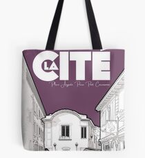 Cité de Carcassonne - Place Auguste Pierre Pont Tote Bag