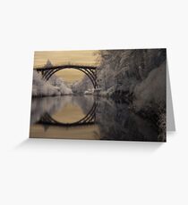 Iron Bridge Greeting Card