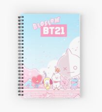 BT21 Spring Blossom Spiral Notebook