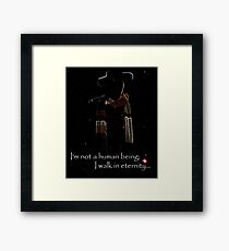 I Walk In Eternity Framed Print