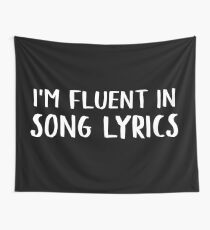 Tela decorativa I'm Fluent In Song Lyrics