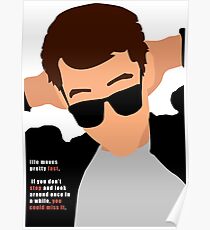 Ferris Buller - Life Moves Pretty Fast Poster