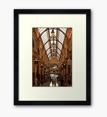 Block Arcade Framed Print
