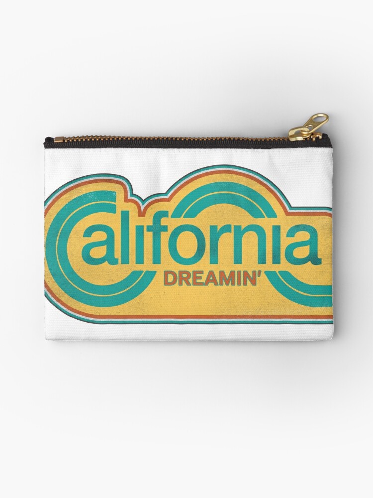 California Dreaming Zipper Pouch By Ericbracewell Redbubble