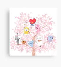 BT21 Cherry Tree Canvas Print