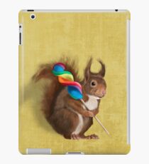 Squirrel with lollipop iPad Case/Skin
