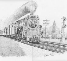 Pencil Trains: Drawing | Redbubble