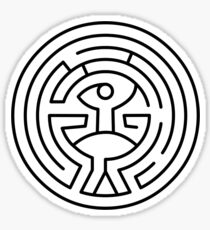westworld maze Sticker