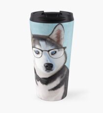 Mr Siberian Husky Travel Mug