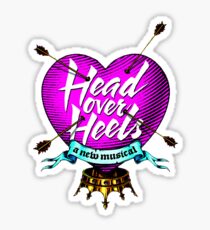 head over heels Sticker
