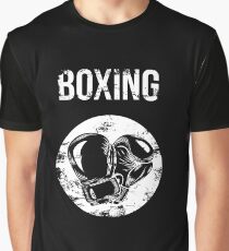 Distressed Retro Boxing Gloves Tee Boxing T-Shirt Boxer Gift Graphic T-Shirt