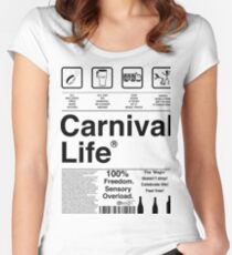 Carnival Life Women's Fitted Scoop T-Shirt
