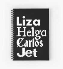 Liza Koshy Characters Spiral Notebook