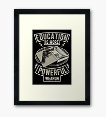 WEAPON Framed Print