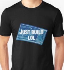 just build lol unisex t shirt - build lol fortnite