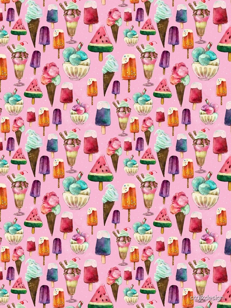 ice-cream pattern by strijkdesign