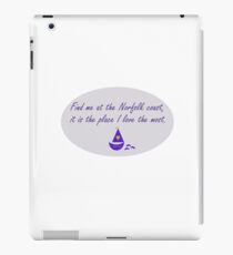 Find me at the Norfolk Coast iPad Case/Skin