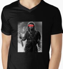 BRAVEHEART - freedom obey Men's V-Neck T-Shirt