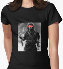 BRAVEHEART - freedom obey Women's Fitted T-Shirt