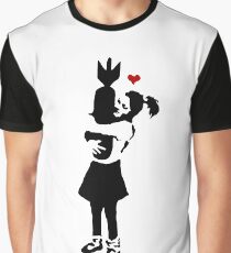 Banksy Bomb Hugger Graphic T-Shirt