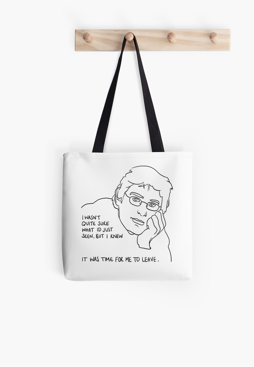 Louis Theroux Time to Leave Tote Bag