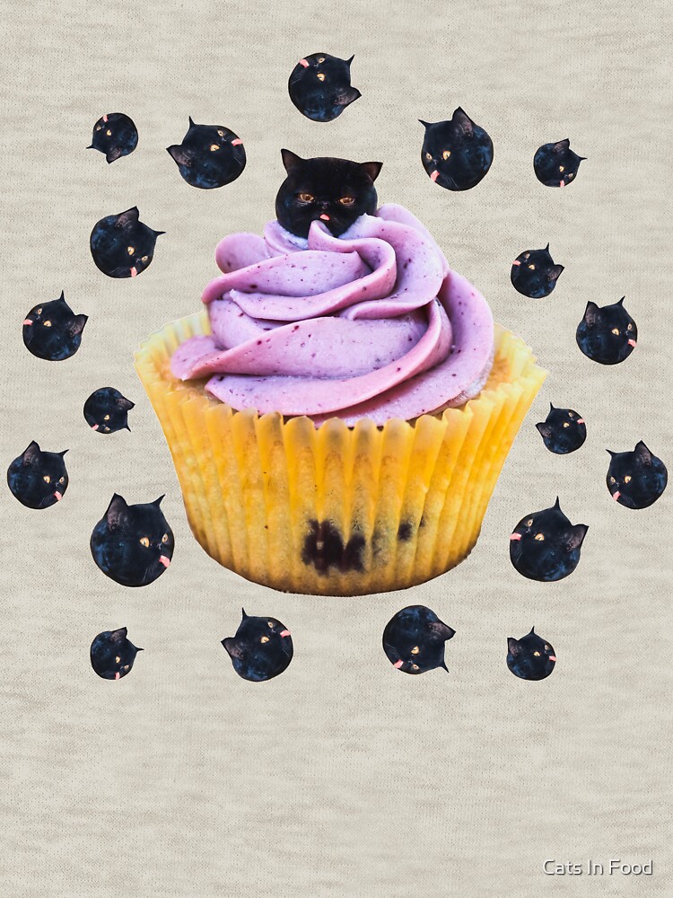"Blueberry muffin cat" Pullover Hoodie by catsinfood Redbubble