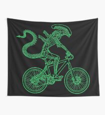 Alien Ride Wall Tapestry