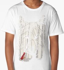 Little Red Woods Run Long T-Shirt