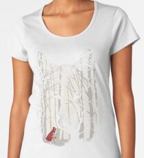 Little Red Woods Run Women's Premium T-Shirt