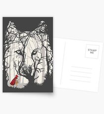 Little Red Woods Run Postcards
