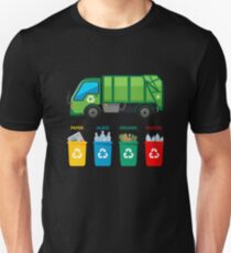 Camiseta ajustada Camisa Garbage Truck - Garbage Day Trucks Waste Management