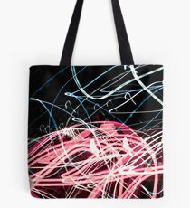 Light trail art Tote Bag