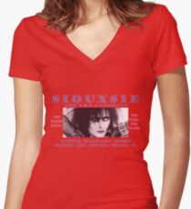 Siouxsie and the Banshees Retro Shirt Women's Fitted V-Neck T-Shirt