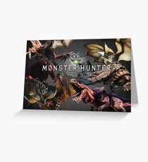 monster hunter world Greeting Card