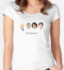 The Supremes (black text/white background) Women's Fitted Scoop T-Shirt
