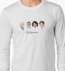 The Supremes (black text/white background) Long Sleeve T-Shirt