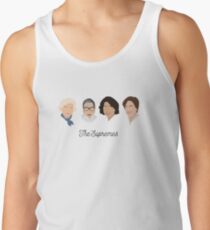 Die Supremes (schwarzer Text / weißer Hintergrund) Tanktop für Männer